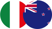 italy and new zealand flag
